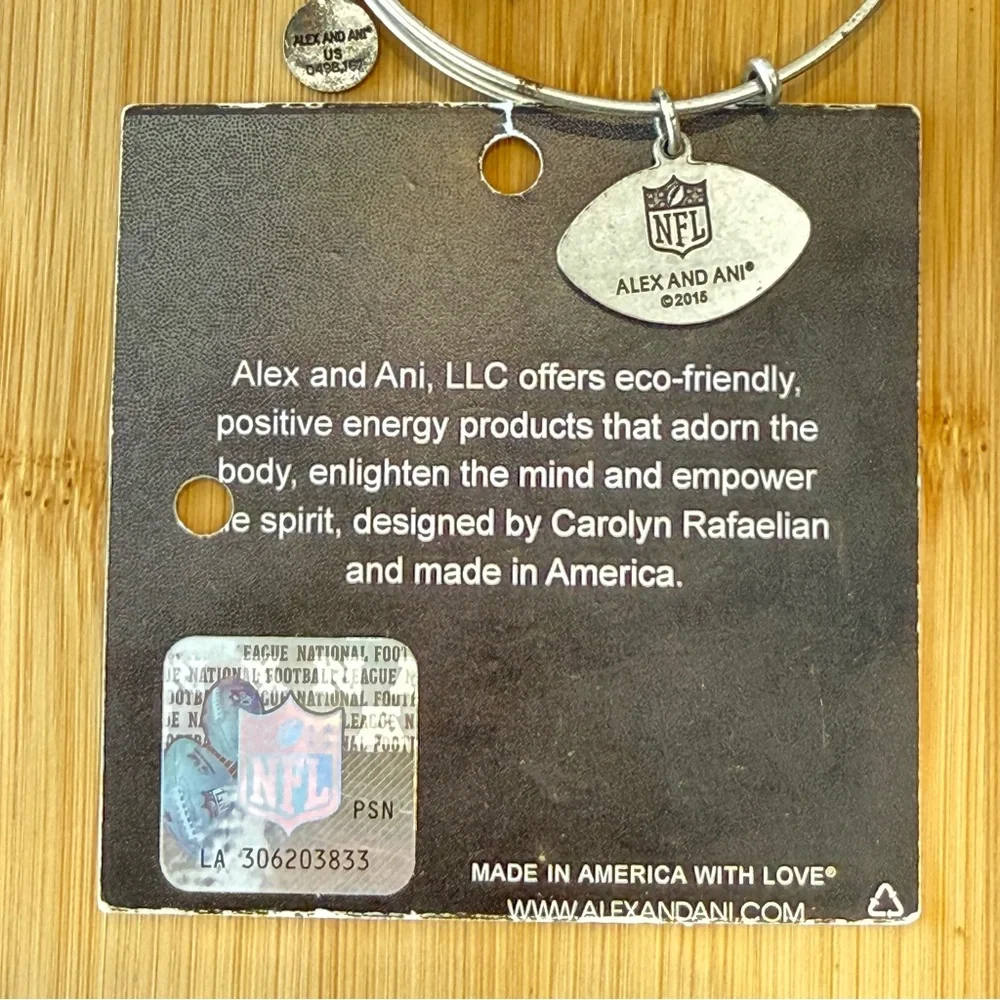 NFL Alex and Ani Silver Charm Bracelet - Picture 4 of 6